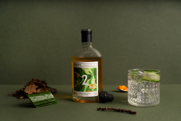 Økologisk snaps med havtorn, dild & agurk (40% / 50 cl) fra Bornholm