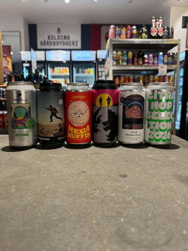 Premium IPA-smagekassen (4+ rating på Untappd) - 6 øl