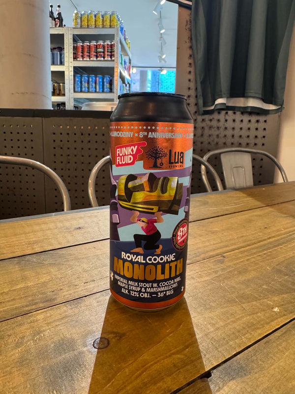 Royal Cookie Monolith - 50cl, 12%, Pastry Stout - Funky Fluid