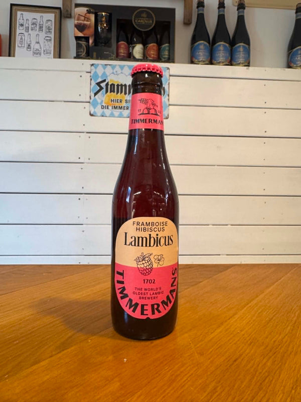 Timmermans Lambicus Framboise Hibiscus - 33cl, 4%, Frugt Øl - Brewery John Martin & Brewery Timmermans