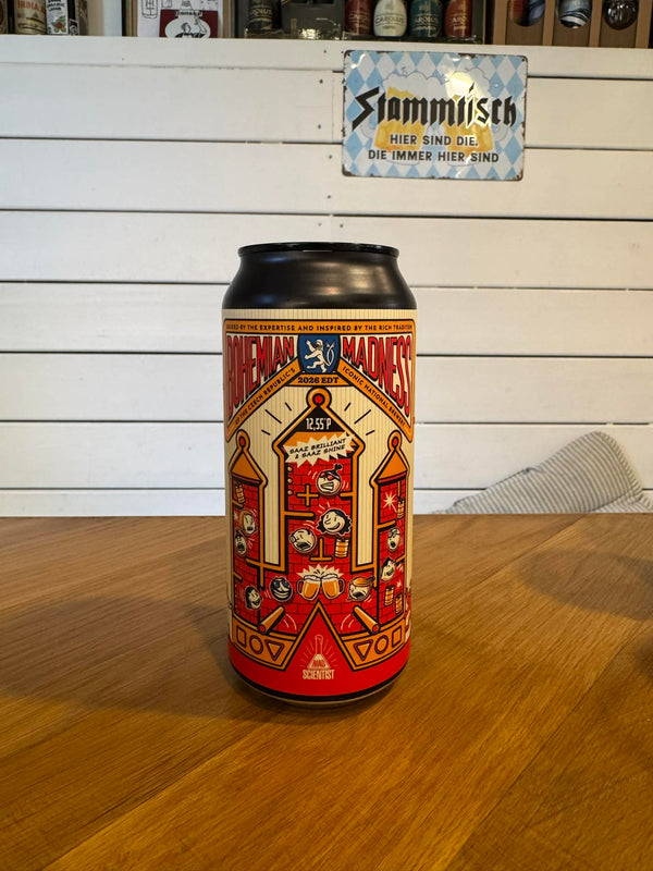 Bohemian Madness 2026 EDT - 44cl, 4,9%, Pilsner - Mad Scientist