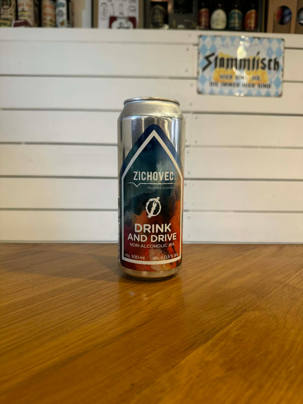 Drink and Drive Ø - 44cl, 0,5%, Alkoholfri IPA - Rodinný pivovar Zichovec
