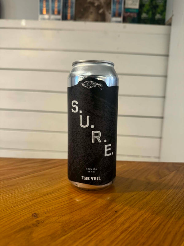 S.U.R.E. - 47,3cl, 6%, New England IPA - The Veil Brewing