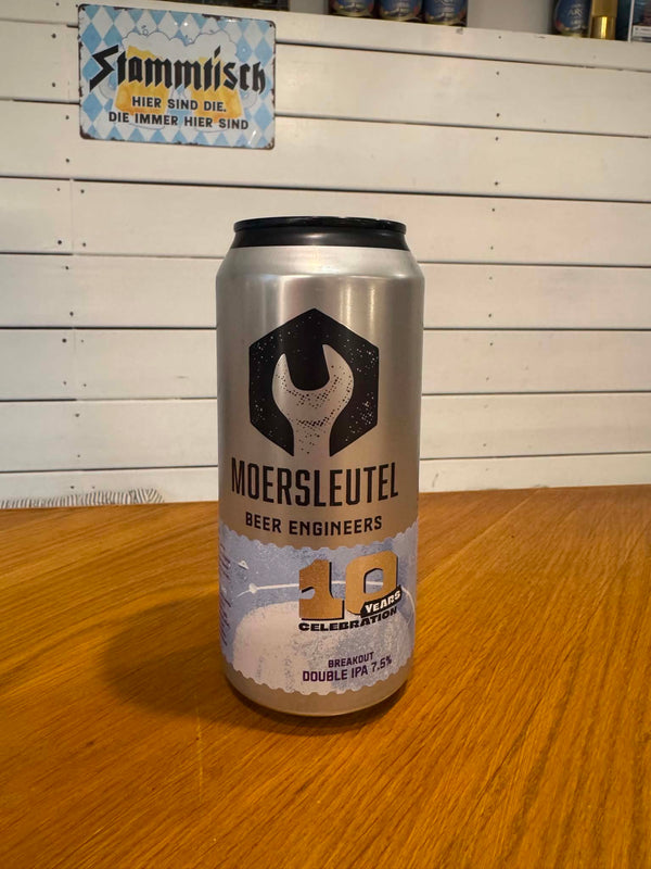 10 Years: Breakout - 44cl, 7,5%, DIPA - Moersleutel Craft Brewery