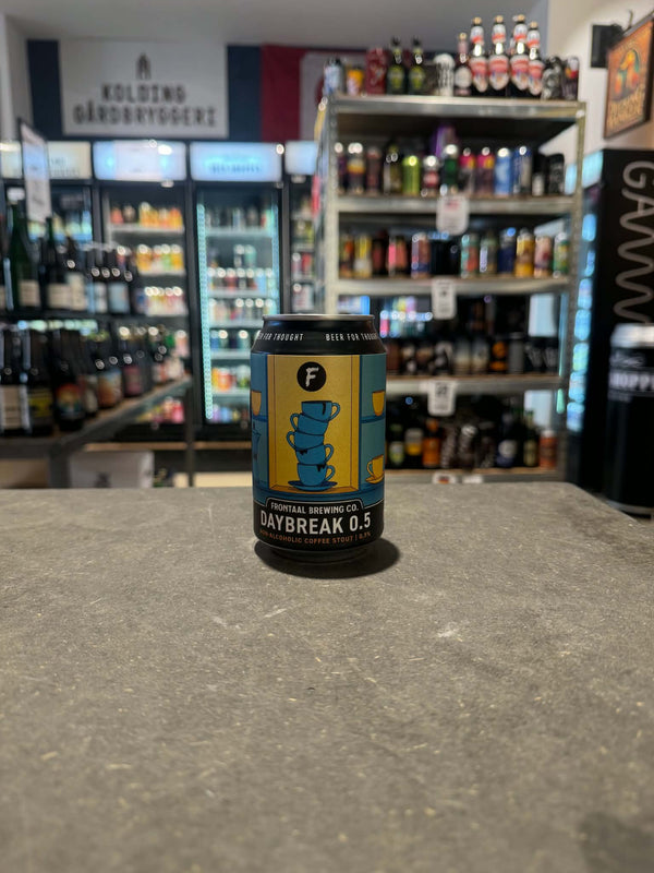 Daybreak 0,5 - 33cl, 0,5%, Alkoholfri Stout - Frontaal