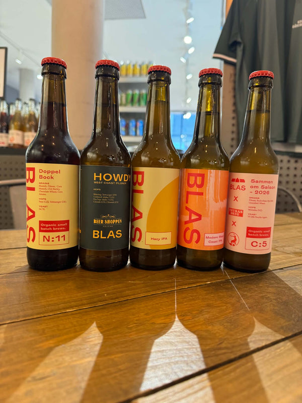 BLAS smagssæt m/5 Øl