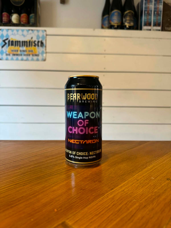 Weapon of Choice: Nectaron - 44cl, 5,8%, NEIPA - Bearwood Brewing