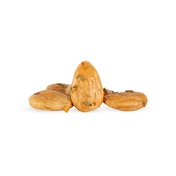 Rosmarin mandler fra Spanien - Perfekt snack til øl og vin - 100g