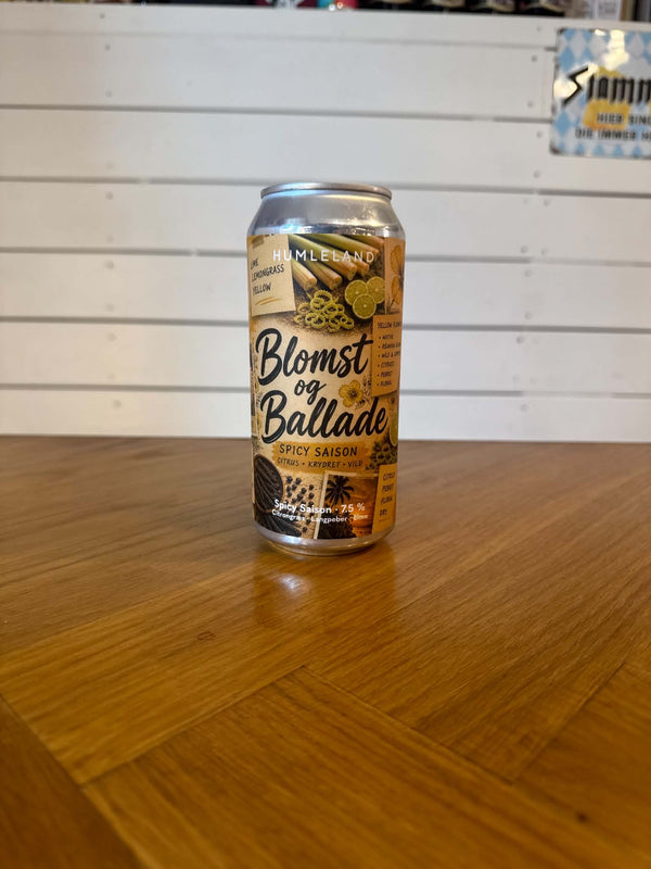Blomst og Ballade - 44cl, 7,5%, Saison - Humleland