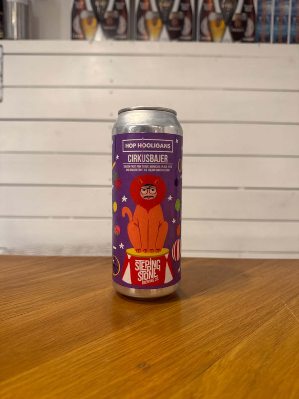 Cirkusbajer - 50cl, 6%, Smoothie Sour - Hop Hooligans x Stepping Stone