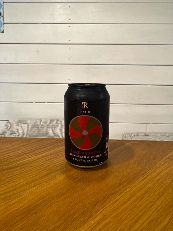 Sure-Brigitte Bringebær & Vanilje - 33cl, 7%, Sour - Rygr