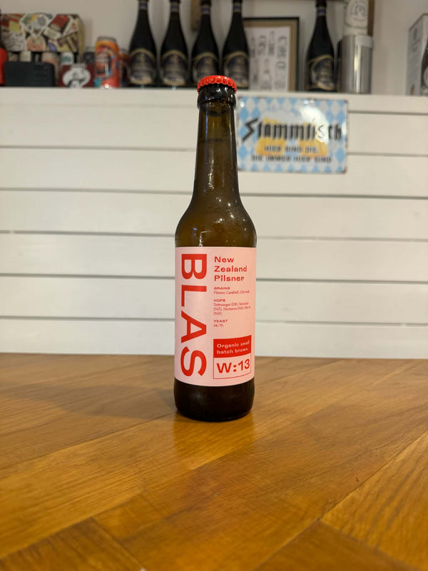 West W:13 - 33cl, 5%, New Zealand Pilsner - Blas
