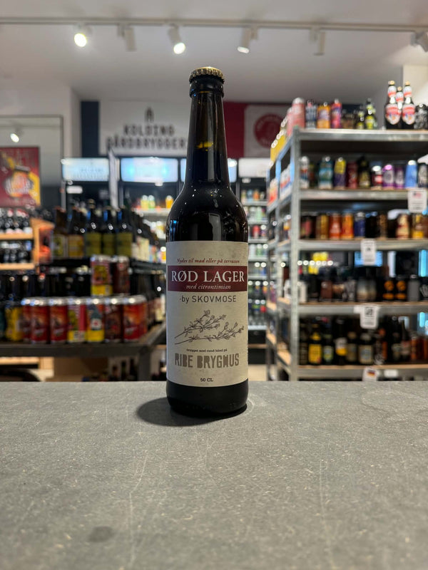 Rød Lager - 50cl, 5,5%, Lager - Ribe Bryghus