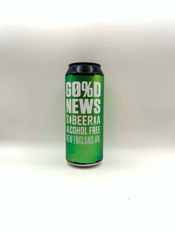 Good News: New England IPA - 50cl, 0,5%, Alkoholfri New England IPA - Sibeeria Brewery