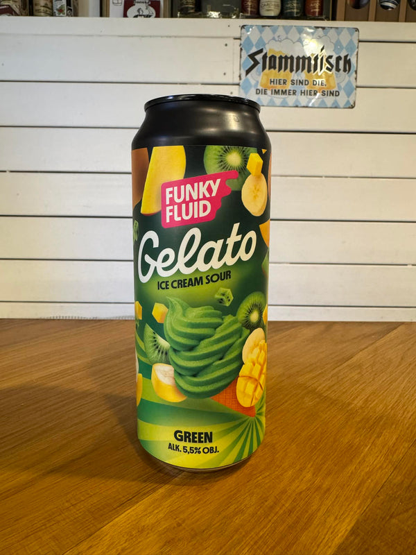Gelato: Green - 50cl, 5,5%, Smoothie Sour - Funky Fluid