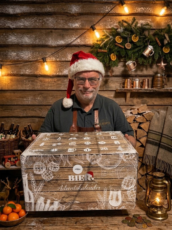 Øl-julekalender 2026 med 24 af årets bedste specialøl (inkl. smageglas)
