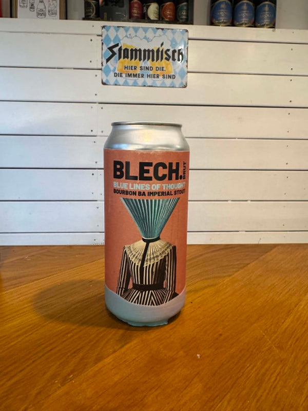 BLUE LINES OF THOUGHT - 44cl, 11,3%, Imperial Stout - Blech.Brut