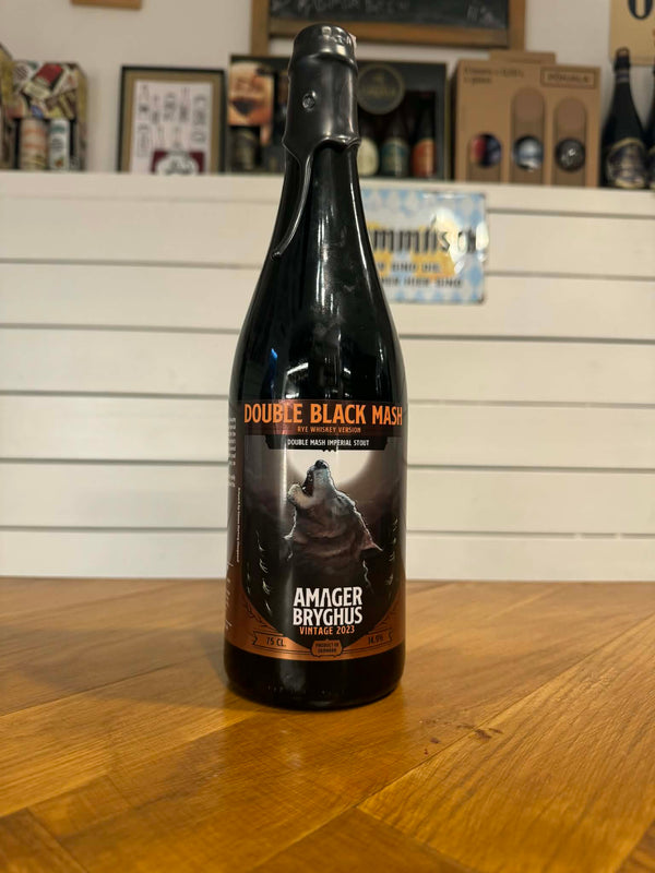 Double Black Mash (2023) Rye Whiskey BA Version - 75cl, 14,9%, Double Imperial Stout - Amager Bryghus