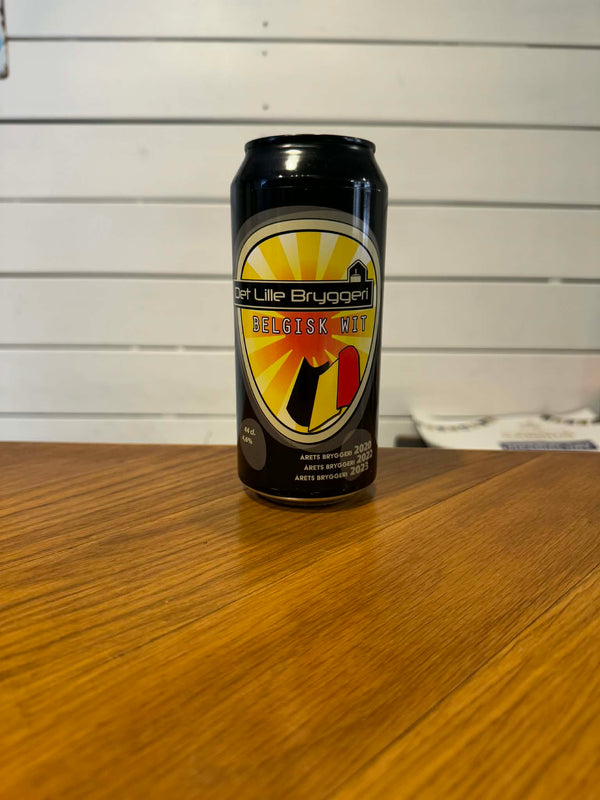 Belgisk Wit - 44cl, 4,6%, Witbier - Det Lille Bryggeri