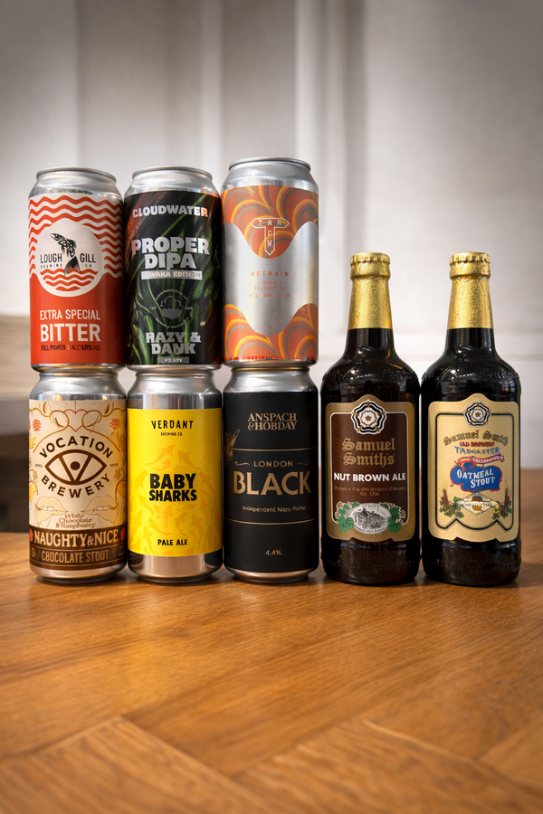 Britisk smagekasse med 8 spændende øl