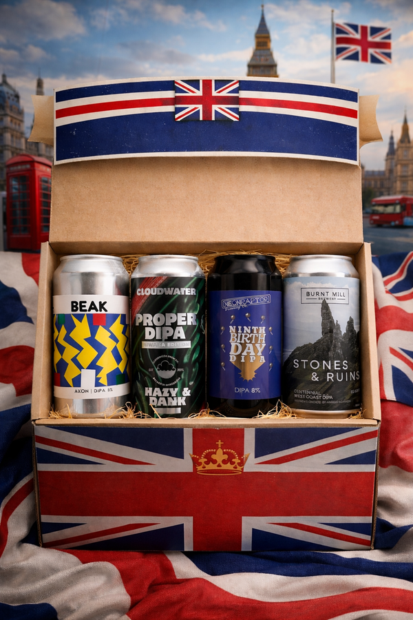 Engelsk øl sæt m/4 Top bedømte Ipa'er