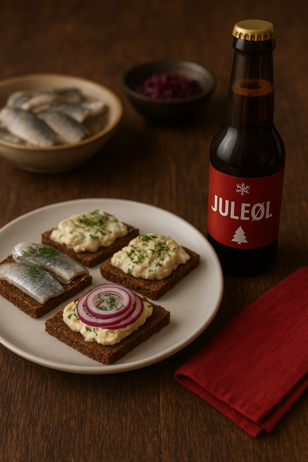 Juleølsmagning - inkl. Julefrokostbord - 8 øl og mad d. 29/11-25