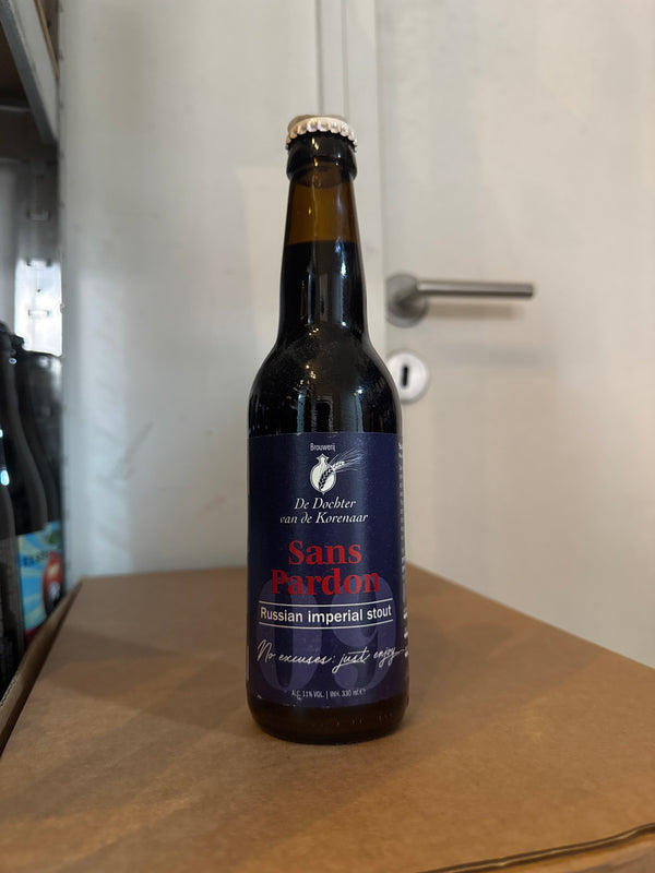 Sans Pardon - 33cl, 11%, Imperial Stout - De Dochter van de Korenaar