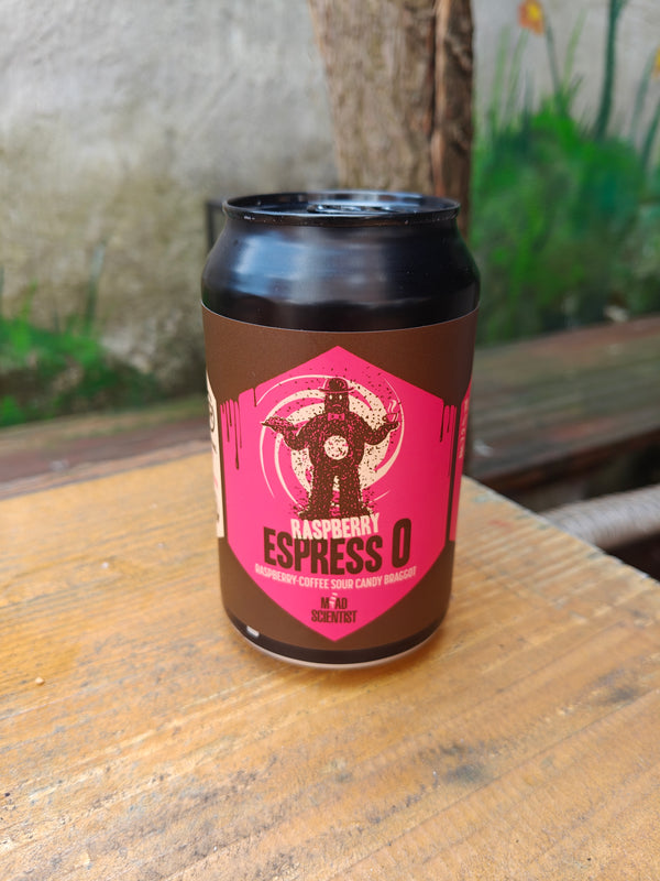 Raspberry Espresso O - Mad scientist - 33 cl. - 7,2 %