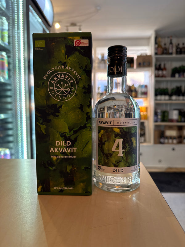 Økologisk snaps med havtorn, dild & agurk (38% / 50 cl) fra Bornholm