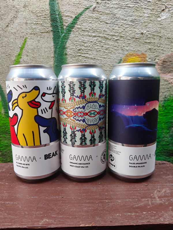 Collab sæt GAMMA m/ 3 ØL af 44 cl.