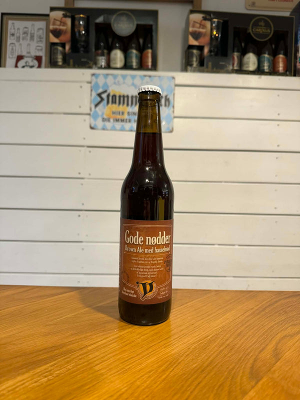 Gode Nødder - 50cl, 5,2%, Brown Ale - Viborg Bryghus