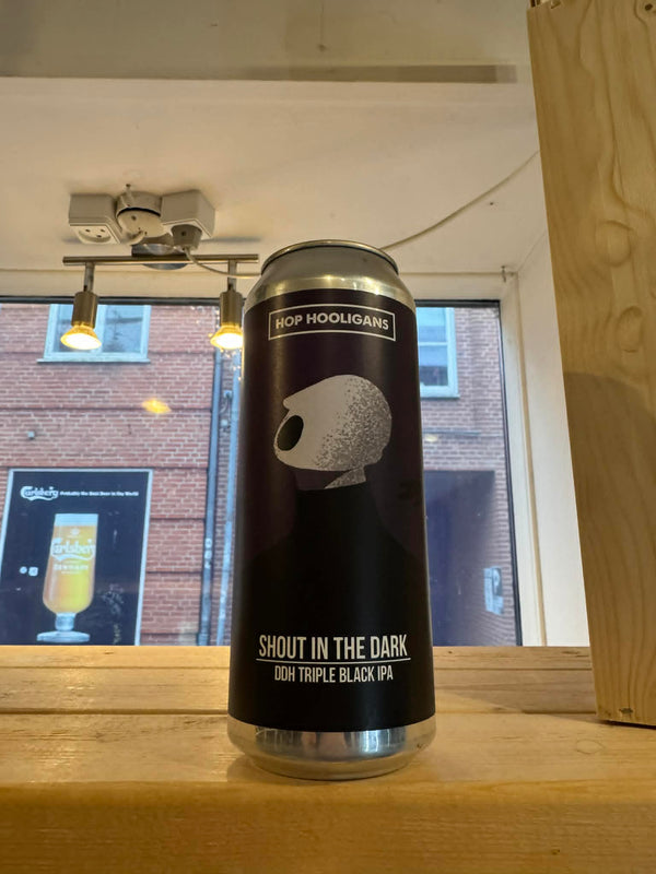 Shout In the Dark - 44cl, 10%, Black IPA - Hop Hooligans