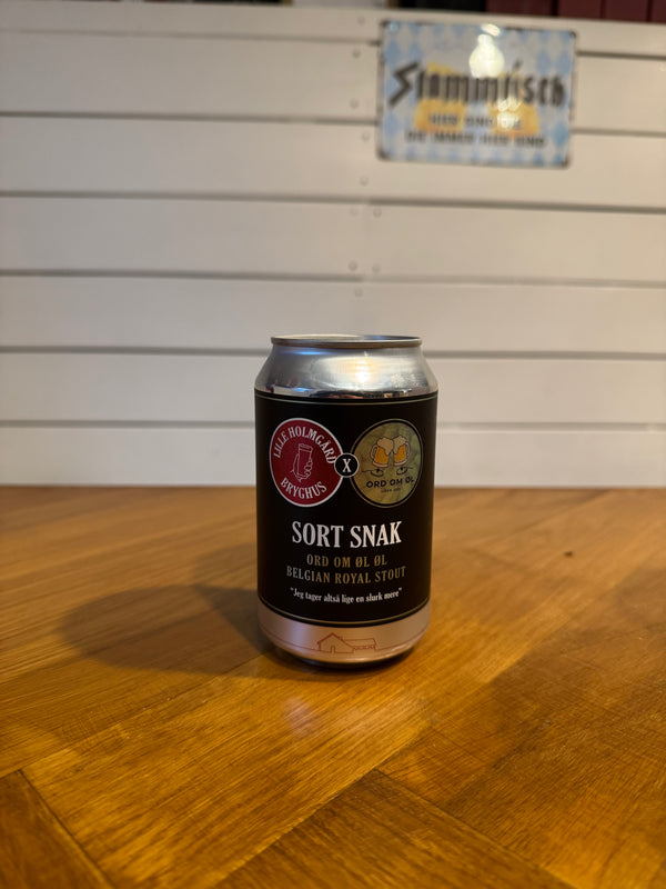 Sort Snak - 33cl, 13,5%, Belgian Royal Stout - Lille Holmgård Bryghus