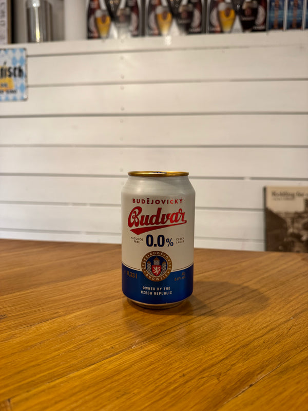 Budvar 0,0 - 33cl, 0,0%, Alkoholfri Lager - Budějovický Budvar