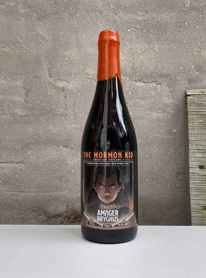 The Mormon Kid - 75cl, 15%, Barrel Aged Stout - Amager Bryghus The Mormon Kid - 75cl, 15%, Barrel Aged Stout - Amager Bryghus