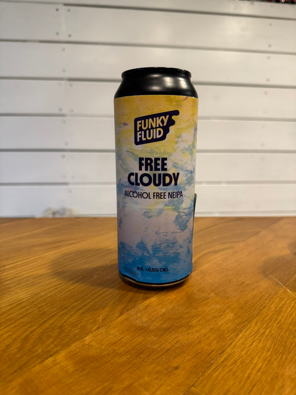 Free Cloudy - 50cl, 0,5%, Alkoholfri Pale Ale - Funky Fluid