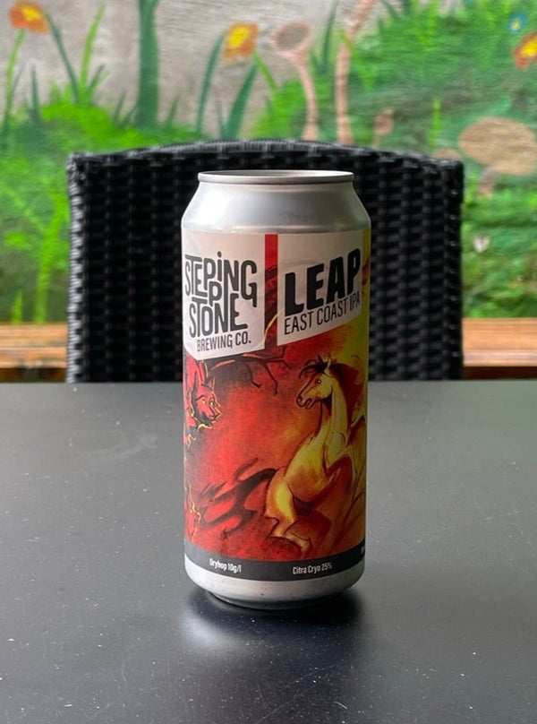 Leap - 44cl, 5,3%, East Coast IPA - Stepping Stone Brewing