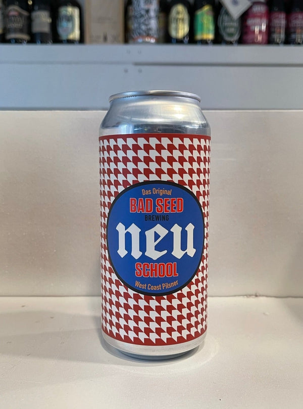 Neu School - 44cl, 5%, West Coast Pilsner - Bad Seed Brewing