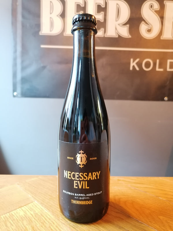 Necessary Evil - 37,5cl, 13%, Fadlagret Stout - Thornbridge Brewery