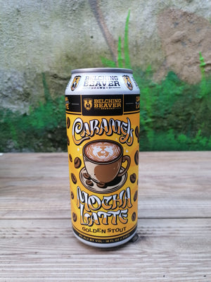 Belching Beaver Brewery Caramel Mocha Latte 6% 47cl Golden Sto Belching Beaver Brewery Caramel Mocha Latte 6% 47cl Golden Sto
