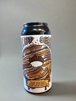 Amundsen Donut: Pecan Chocolate Donut With Maple Cream Cheese Frostin Amundsen Donut: Pecan Chocolate Donut With Maple Cream Cheese Frostin