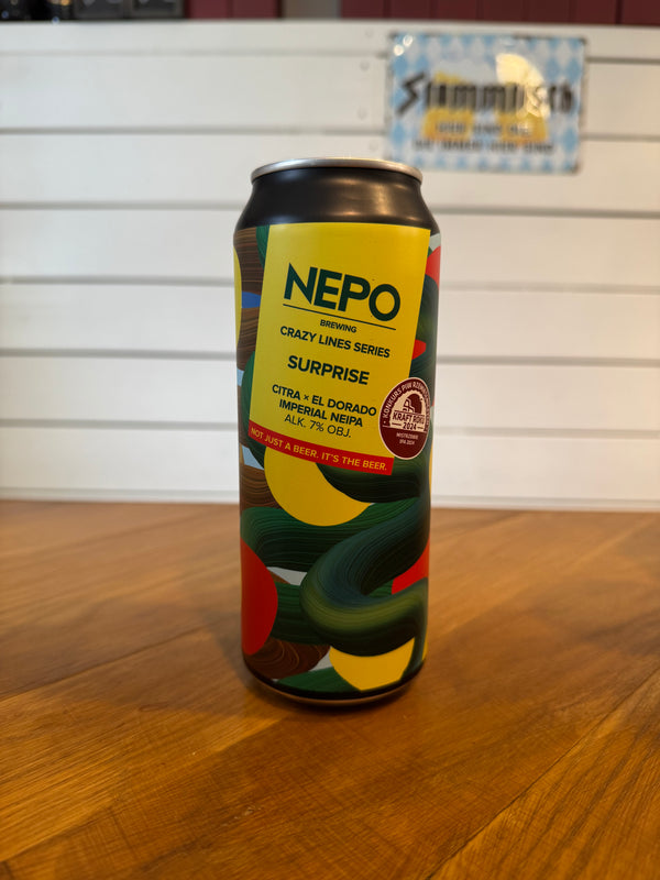 Crazy Lines Series: Surprise - 50cl, 7%, New England IPA - NEPO Brewing