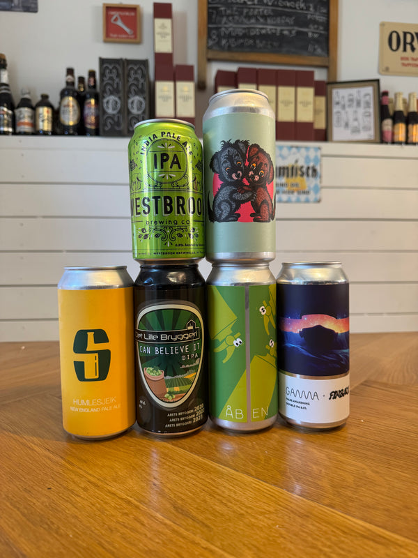 IPA smagekasse med 6 spændende India Pale Ale's