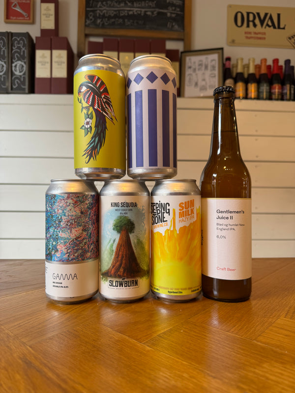 Dansk IPA smagekasse inkl. 6 øl af 44cl