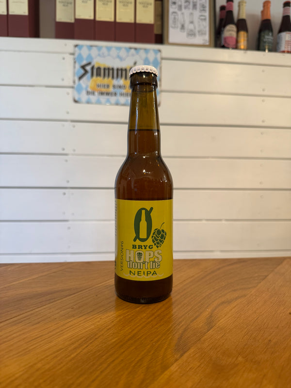 Hops Don't Lie Version #6 - 33cl, 5,2%, NEIPA - Ø-Bryg