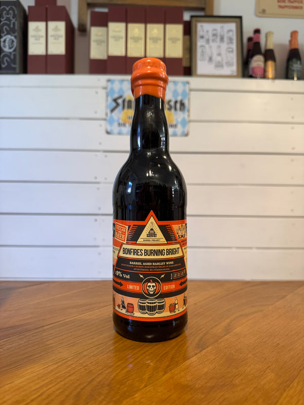 Bonfires Burning Bright - 50cl, 9%, Barrel Aged Barleywine - Mad Scientist