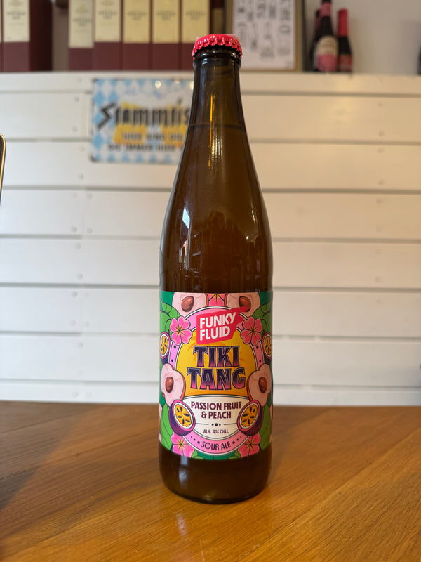Tiki Tang: Passion Fruit & Peach - 50cl, 4%, Sour - Funky Fluid
