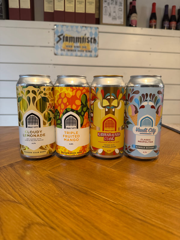 Frugt sour pakke m/ 4 øl fra Vault City