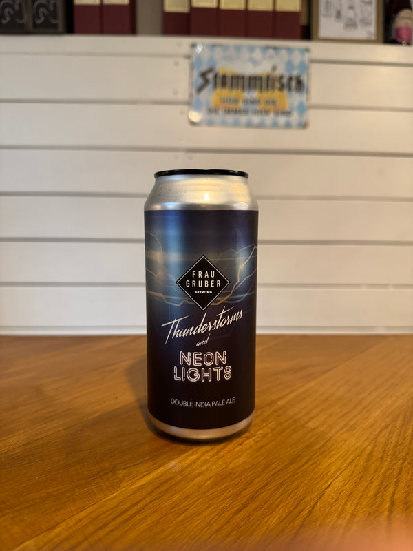 Thunderstorms and Neon Lights - 44cl, 7,8%, IPA - Frau Gruber