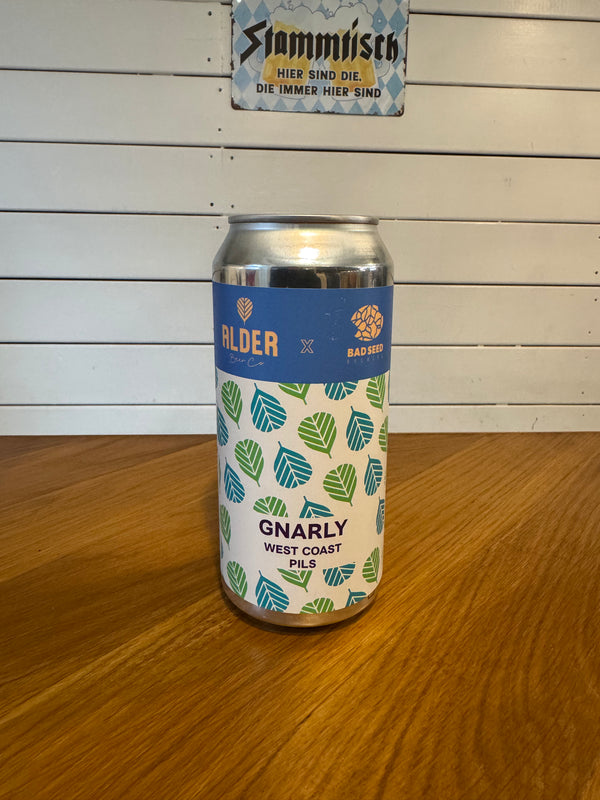 Gnarly - 44cl, 5,3%, West Coast Pils - Alder x Bad Seed